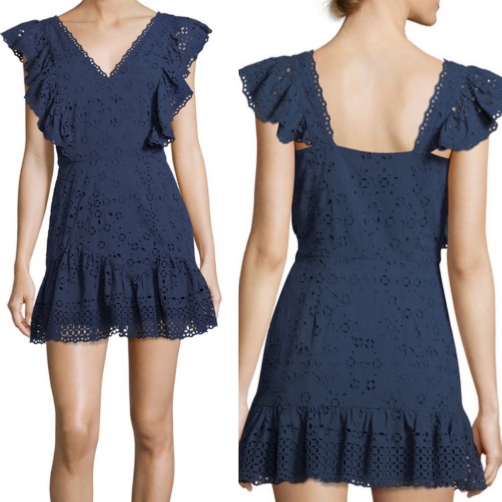 LoveShackFancy Alanis Eyelet mini dress XS
